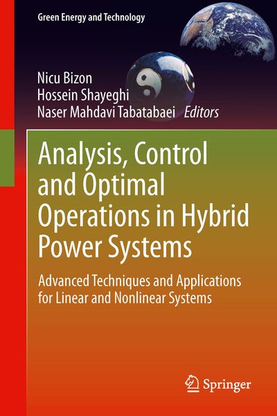 Produktbild: Analysis, Control and Optimal Operations in Hybrid Power Systems