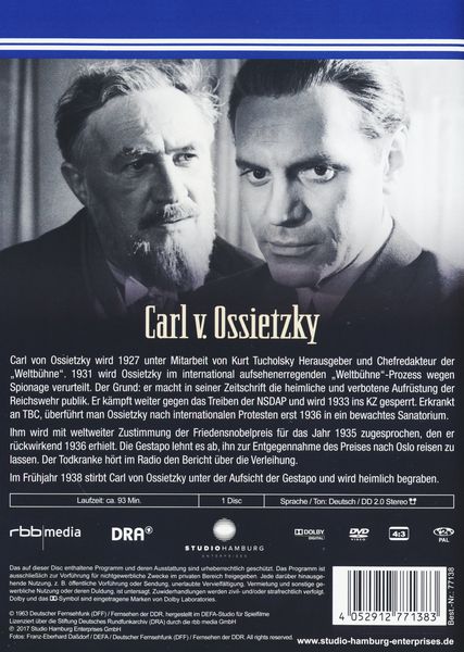 Produktbild: Carl v. Ossietzky - DDR TV-Archiv