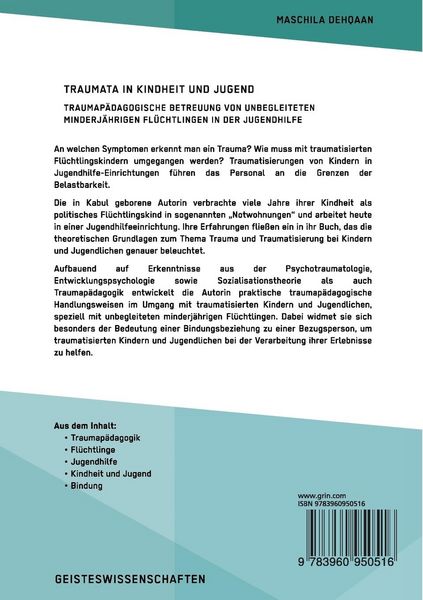 Produktbild: Traumata in Kindheit und Jugend