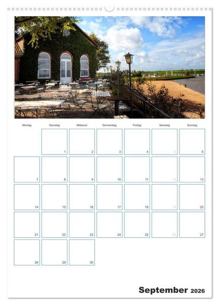 Produktbild: Friesland - Nordseebad Dangast (Wandkalender 2026 DIN A2 hoch), CALVENDO Monatskalender