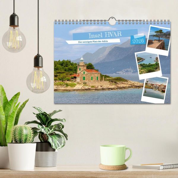 Produktbild: Insel Hvar - Der sonnigste Platz der Adria (Wandkalender 2026 DIN A4 quer), CALVENDO Monatskalender
