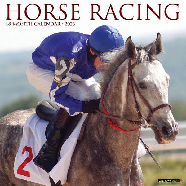 Produktbild: Horse Racing 2026 Wall Calendar