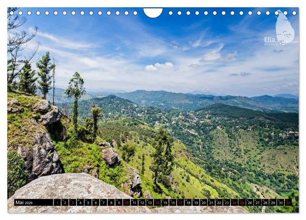 Produktbild: Sri Lanka, eine Reise &uuml;ber die Insel der King Coconut (Wandkalender 2026 DIN A4 quer), CALVENDO Monatskalender