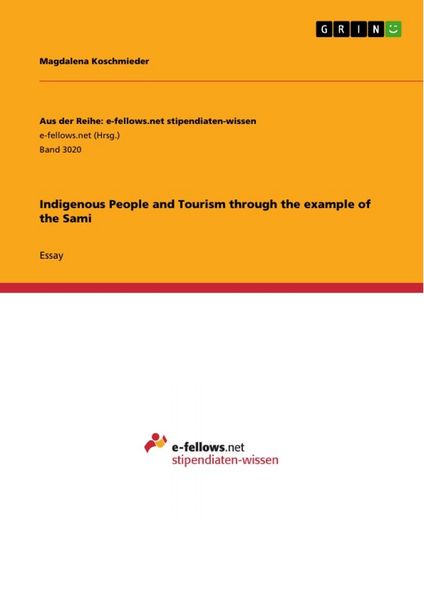 Produktbild: Indigenous People and Tourism through the example of the Sami