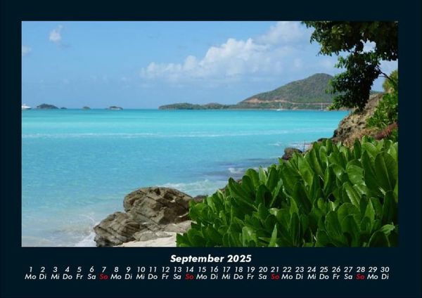 Produktbild: Karibik 2025 Fotokalender DIN A4