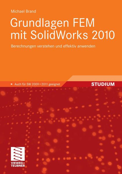 Produktbild: Grundlagen FEM mit SolidWorks 2010