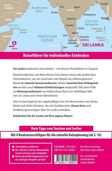 Produktbild: Reise Know-How Reisef&uuml;hrer Sri Lanka