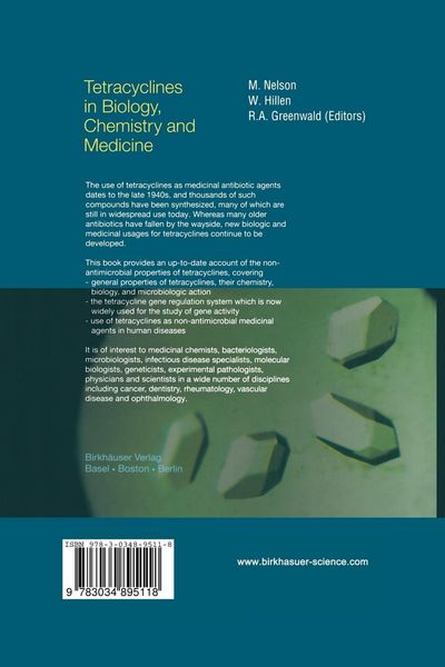 Produktbild: Tetracyclines in Biology, Chemistry and Medicine