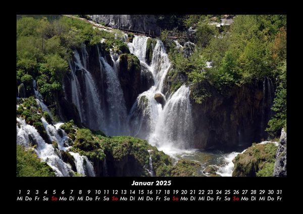 Produktbild: Wasserf&auml;lle 2025 Fotokalender DIN A3