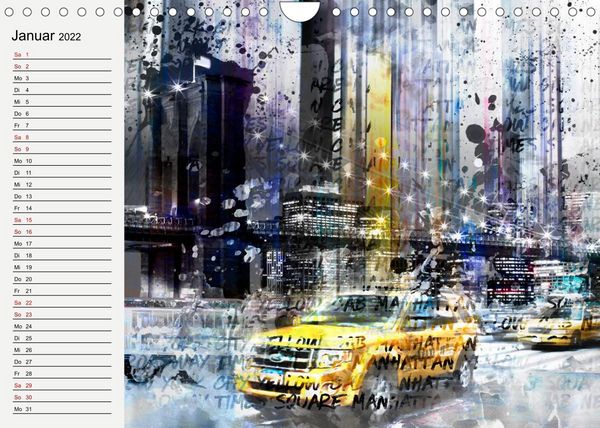 Produktbild: STADTSZENEN Modern und dekorativ (Wandkalender 2022 DIN A4 quer)