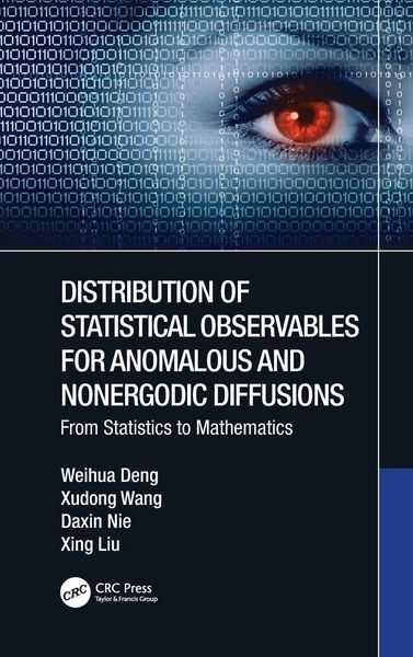 Produktbild: Distribution of Statistical Observables for Anomalous and Nonergodic Diffusions