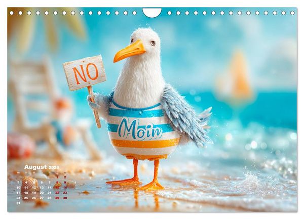 Produktbild: M&ouml;wen on Tour (Wandkalender 2026 DIN A4 quer), CALVENDO Monatskalender