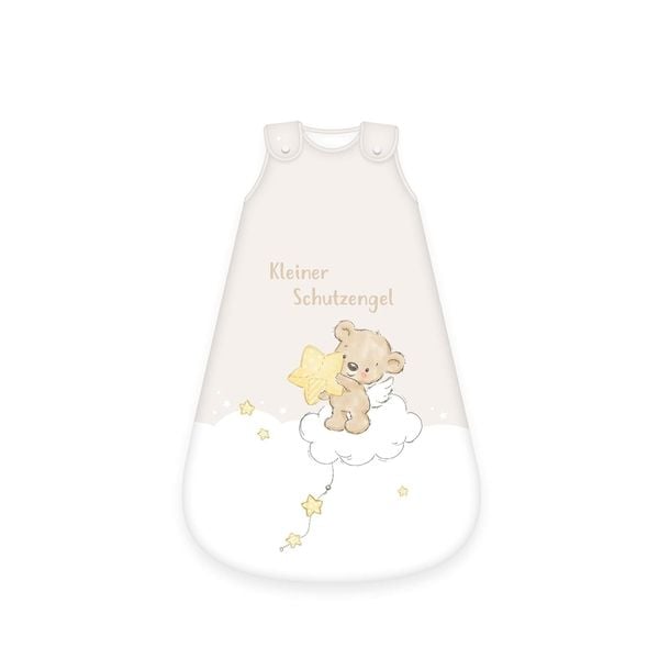 Produktbild: Herding 3385232235 - babybest&reg; Babyschlafsack, Kleiner Schutzengel, Baumwolle, wei&szlig;/beige, 70x45cm
