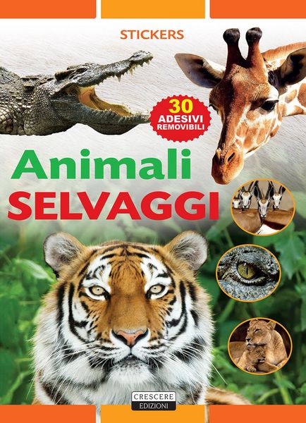 Produktbild: Animali selvaggi. Con 30 adesivi removibili