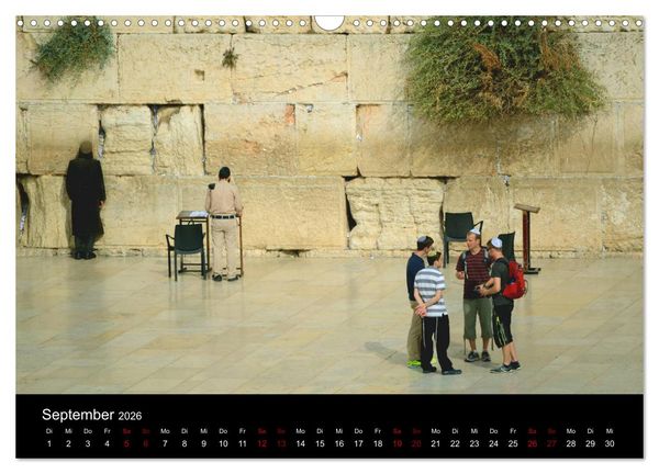 Produktbild: Jerusalem, Bilder die einen bewegen (Wandkalender 2026 DIN A3 quer), CALVENDO Monatskalender