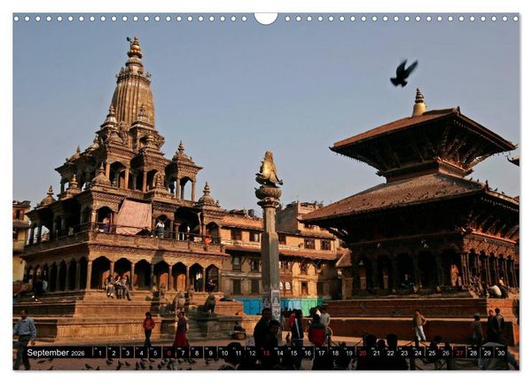 Produktbild: Nepal - Kathmandutal (Wandkalender 2026 DIN A3 quer), CALVENDO Monatskalender