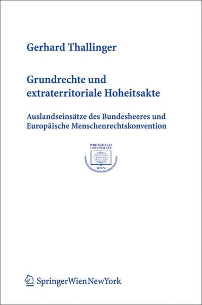 Produktbild: Grundrechte und extraterritoriale Hoheitsakte