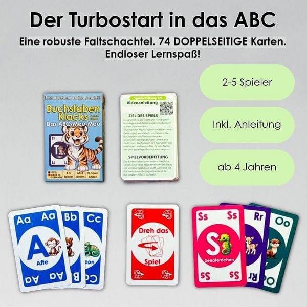 Produktbild: Buchstaben Klacks &ndash; Das ABC spielerisch entdecken (Pocket Edition - Tiger)