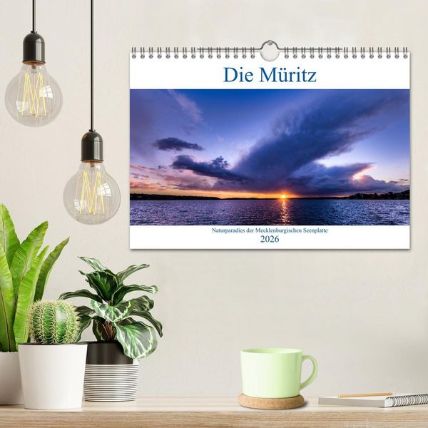 Produktbild: Die M&uuml;ritz - Naturparadies der Mecklenburgischen Seenplatte (Wandkalender 2026 DIN A4 quer), CALVENDO Monatskalender
