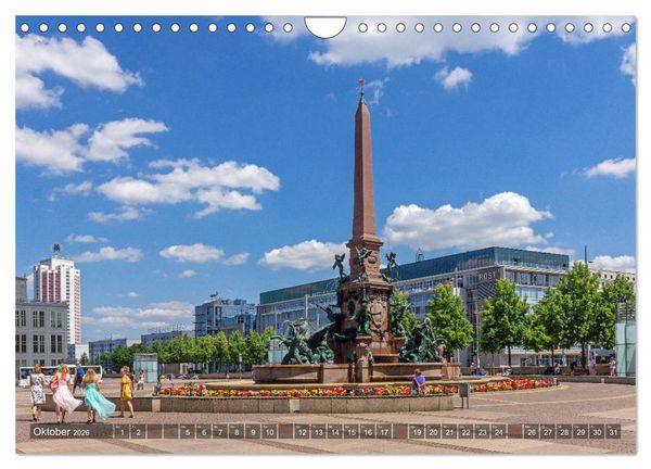 Produktbild: Ein Sommertag in Leipzig (Wandkalender 2026 DIN A4 quer), CALVENDO Monatskalender