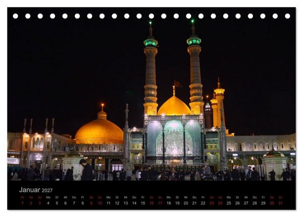 Produktbild: Iran - Impressionen einer Reise (Tischkalender 2027 DIN A5 quer), CALVENDO Monatskalender