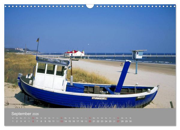 Produktbild: Blick auf die Nord-und Ostsee (Wandkalender 2026 DIN A3 quer), CALVENDO Monatskalender