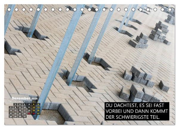 Produktbild: Humor in der Bauindustrie (Tischkalender 2026 DIN A5 quer), CALVENDO Monatskalender