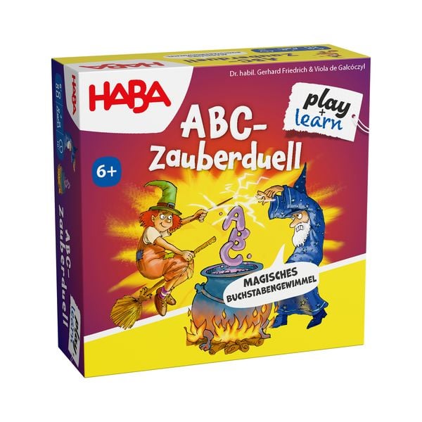 Produktbild: HABA 2013833001 - play+learn: ABC-Zauberduell, Lernspiel