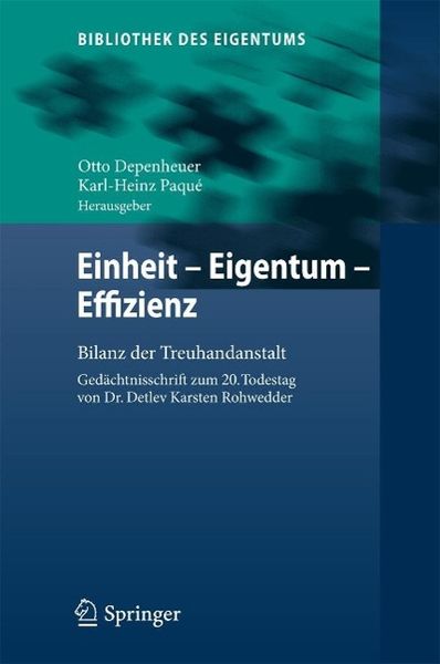 Produktbild: Einheit - Eigentum - Effizienz