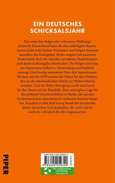 Produktbild: 1923 &ndash; Kampf um die Republik