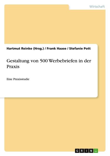 Produktbild: Gestaltung von 500 Werbebriefen in der Praxis