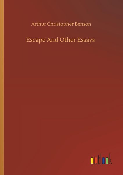 Produktbild: Escape And Other Essays