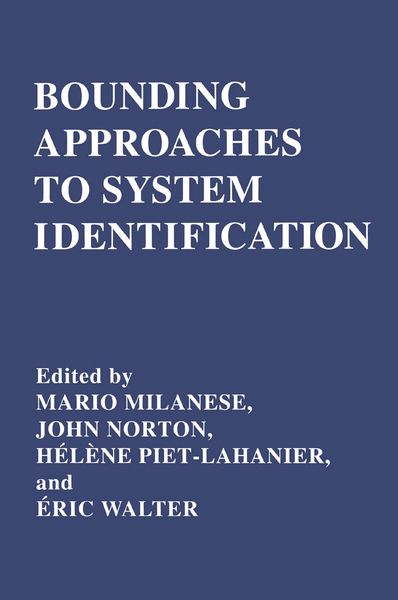 Produktbild: Bounding Approaches to System Identification