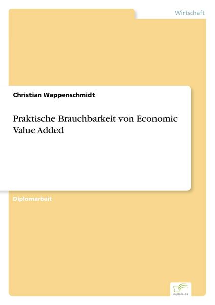 Produktbild: Praktische Brauchbarkeit von Economic Value Added