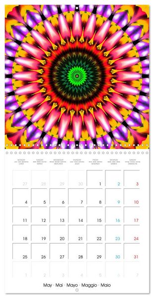 Produktbild: Invitation au voyage introspectif (Calendrier mural carr&eacute; 2026 30x30 cm) Calendrier double avec une page pour vos prises de notes