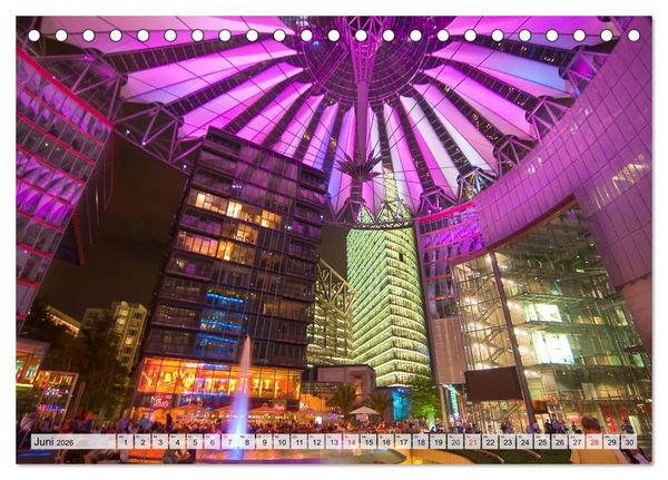 Produktbild: Big City Lights - Metropolen im Lichterglanz (Tischkalender 2026 DIN A5 quer), CALVENDO Monatskalender