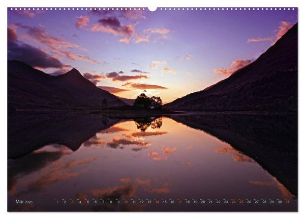 Produktbild: Zauberhafte Abendstimmung (hochwertiger Premium Wandkalender 2026 DIN A2 quer), Kunstdruck in Hochglanz