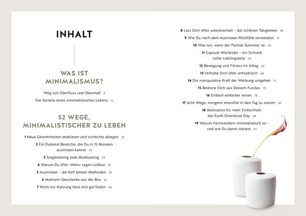 Das Minimalismus-Projekt