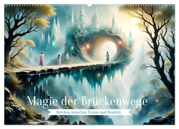 Produktbild: Magie der Br&uuml;ckenwege &ndash; Br&uuml;cken zwischen Traum und Realit&auml;t (Wandkalender 2026 DIN A2 quer), CALVENDO Monatskalender