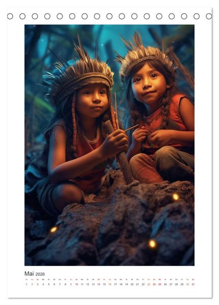Produktbild: Legenden der Maya (Tischkalender 2026 DIN A5 hoch), CALVENDO Monatskalender