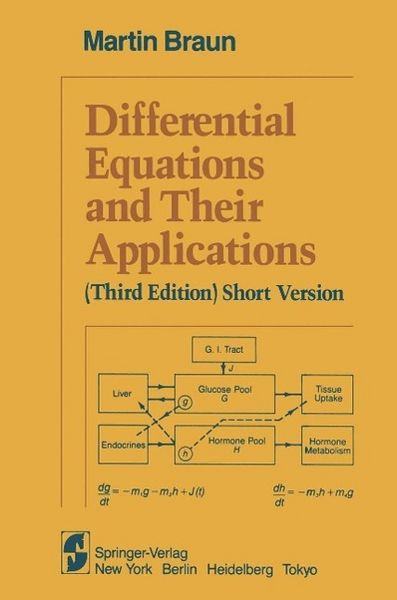 Produktbild: Differential Equations and Their Applications