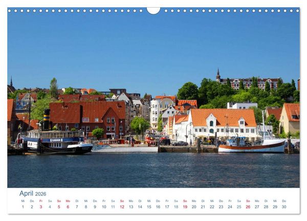 Produktbild: Flensburg 2026. Impressionen rund um den Hafen (Wandkalender 2026 DIN A3 quer), CALVENDO Monatskalender