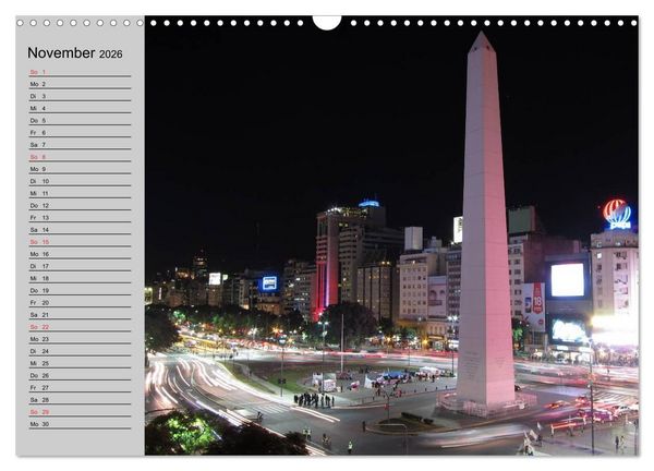 Produktbild: Argentinien - Impressionen (Wandkalender 2026 DIN A3 quer), CALVENDO Monatskalender