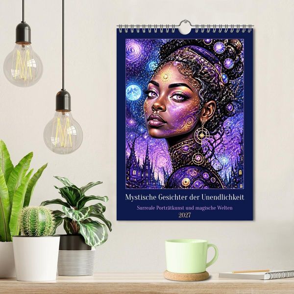 Produktbild: Mystische Gesichter der Unendlichkeit (Wandkalender 2027 DIN A4 hoch), CALVENDO Monatskalender