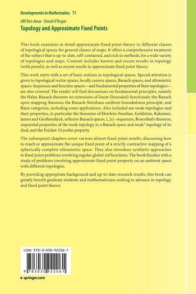 Produktbild: Topology and Approximate Fixed Points