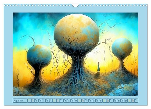 Produktbild: Wundersame Wurzelwelten (Wandkalender 2026 DIN A3 quer), CALVENDO Monatskalender