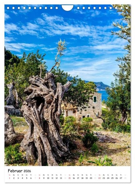 Produktbild: Mallorca - wild und romantisch (Wandkalender 2026 DIN A4 hoch), CALVENDO Monatskalender
