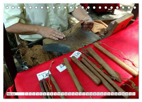Produktbild: Echte Havannas - Zigarren "Made in Cuba" (Tischkalender 2026 DIN A5 quer), CALVENDO Monatskalender