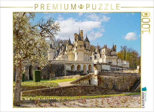 CALVENDO Puzzle Schloss Ussé | 1000 Teile Lege-Größe 64 × 48 cm Foto-Puzzle für glückliche Stunden