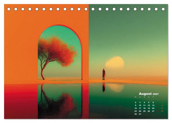 Produktbild: Die Essenz der leisen Formen (Tischkalender 2027 DIN A5 quer), CALVENDO Monatskalender